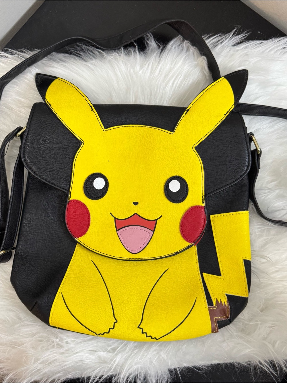 Pikachu Crossbody Bag Collection - Cute Leather Shoulder Bag New condition
